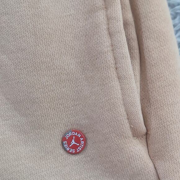 Air Jordan Women's Artist Series By Jordan Moss Shorts Desert Colorway Large Tan - Picture 3 of 12